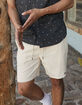 BRIXTON Leon Mens Elastic Waist Corduroy Shorts image number 4