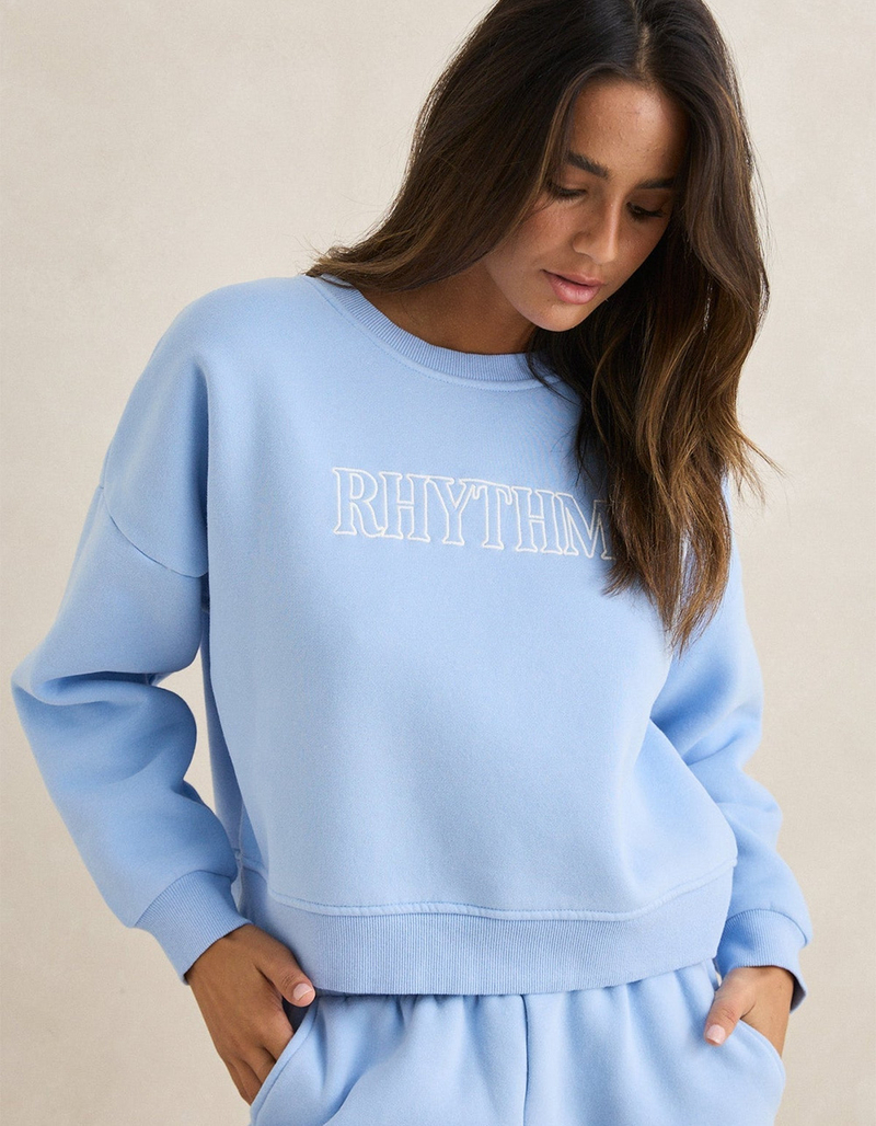 RHYTHM Slouchy Womens Crewneck Sweatshirt image number 0