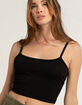 BOZZOLO Basic Cropped Womens Cami image number 1