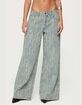 EDIKTED Blaze Distressed Low Rise Jeans image number 1