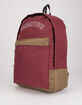 PRIMITIVE Blocked Homeroom Burgundy Backpack image number 2