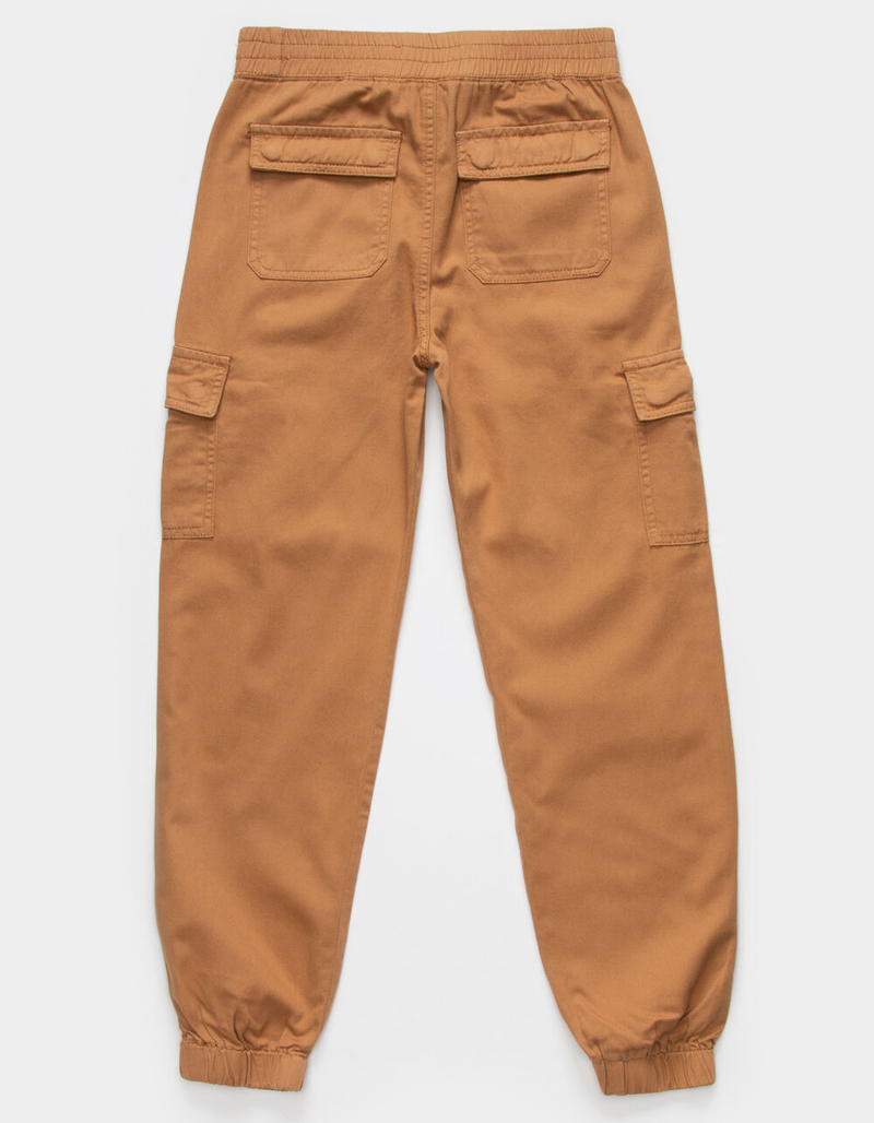 TRACTR Girls Cargo Twill Joggers image number 1