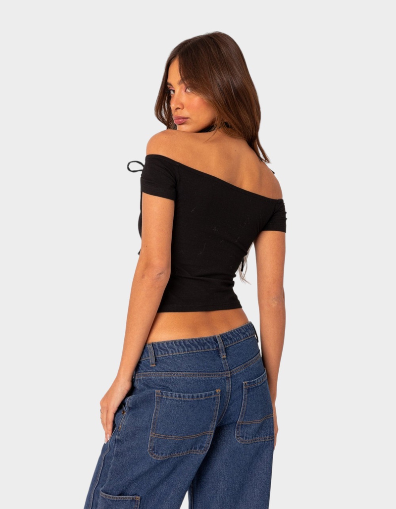 EDIKTED Jess Off Shoulder Top image number 2