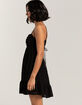 RSQ Womens Empire Texture Slip Dress image number 2