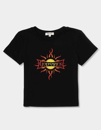 GODSMACK Sun Logo Womens Baby Tee Alternative Image
