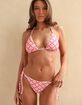 DIPPIN' DAISY'S Palm Tie Back Triangle Bikini Top image number 4