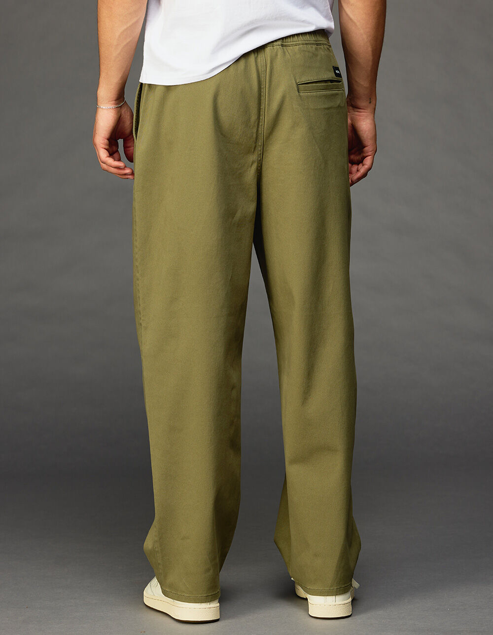 RSQ Mens Straight Twill Pull On Pants - CLOVER | Tillys