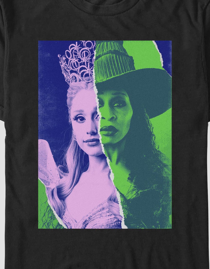WICKED Glinda And Elphaba Split Unisex Tee image number 1