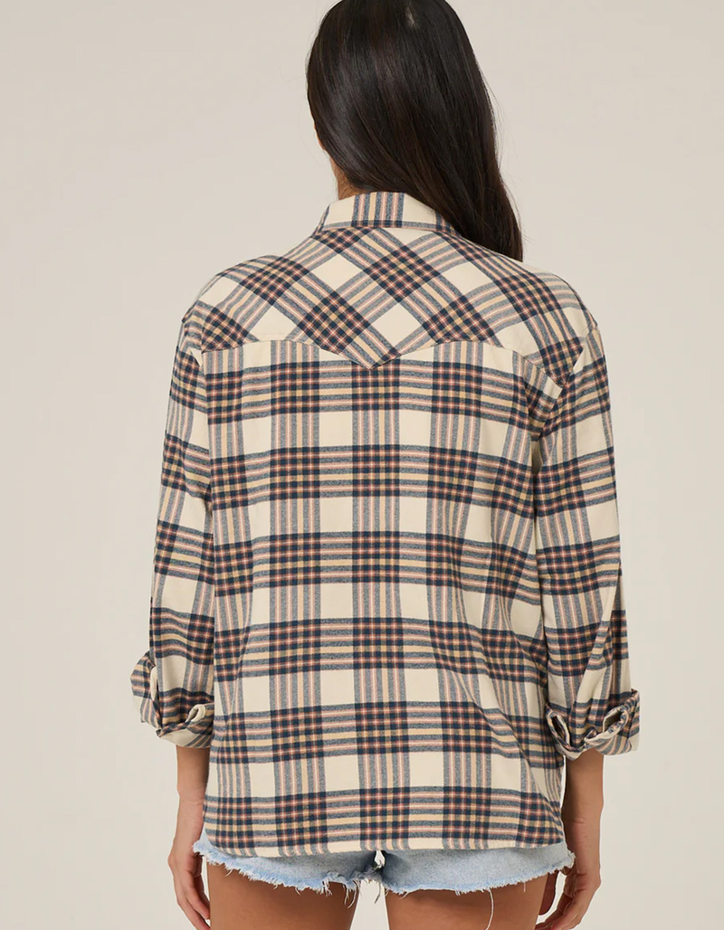SALTY CREW Out West Womens Oversized Flannel image number 2