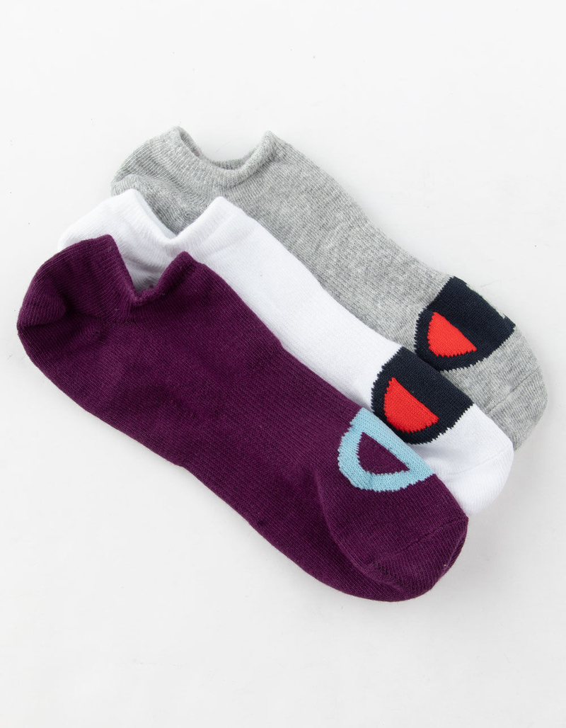 CHAMPION 3 Pack Super No Show Mens Socks image number 0