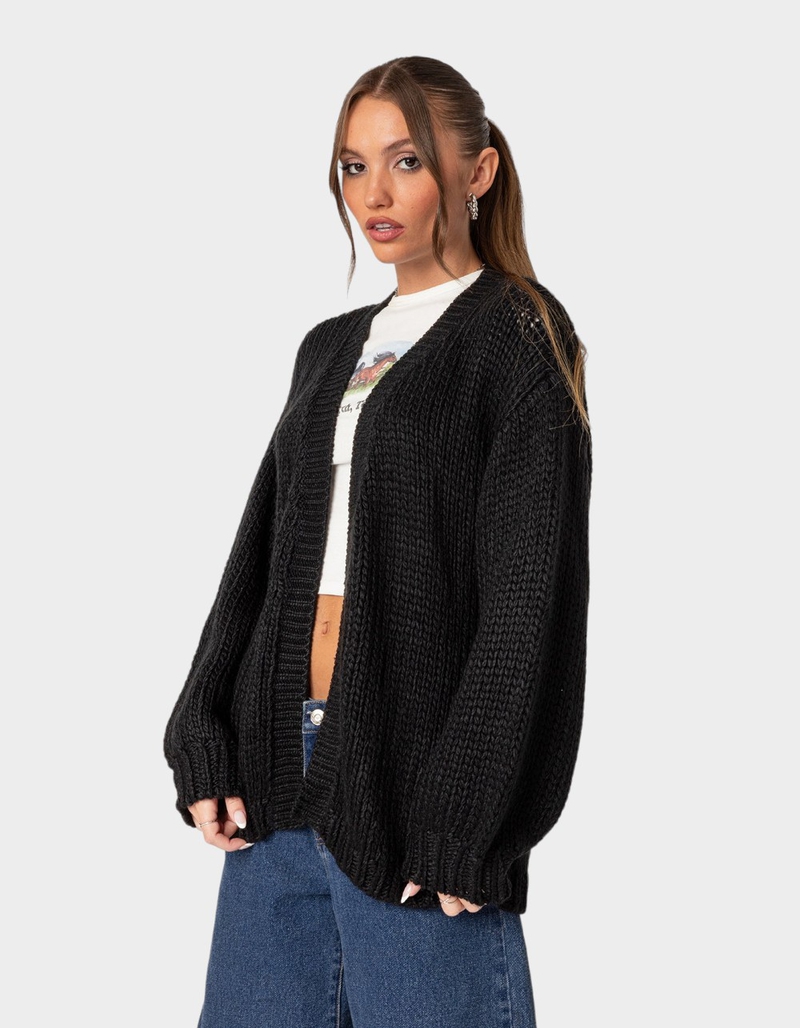 EDIKTED Anina Oversized Knit Cardigan image number 2