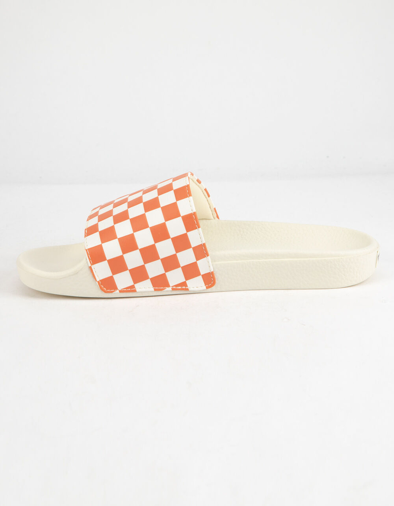 VANS Checkered Rust Womens Slide Sandals image number 3