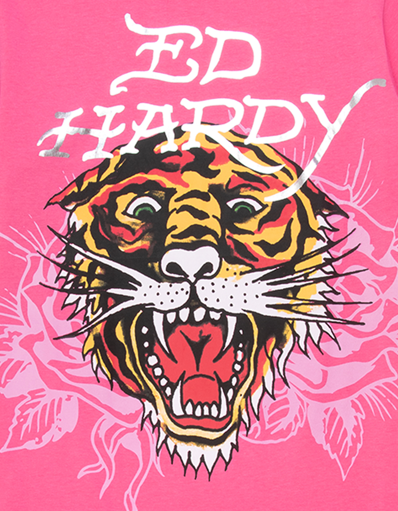 ED HARDY Tiger Face Girls Tee image number 2