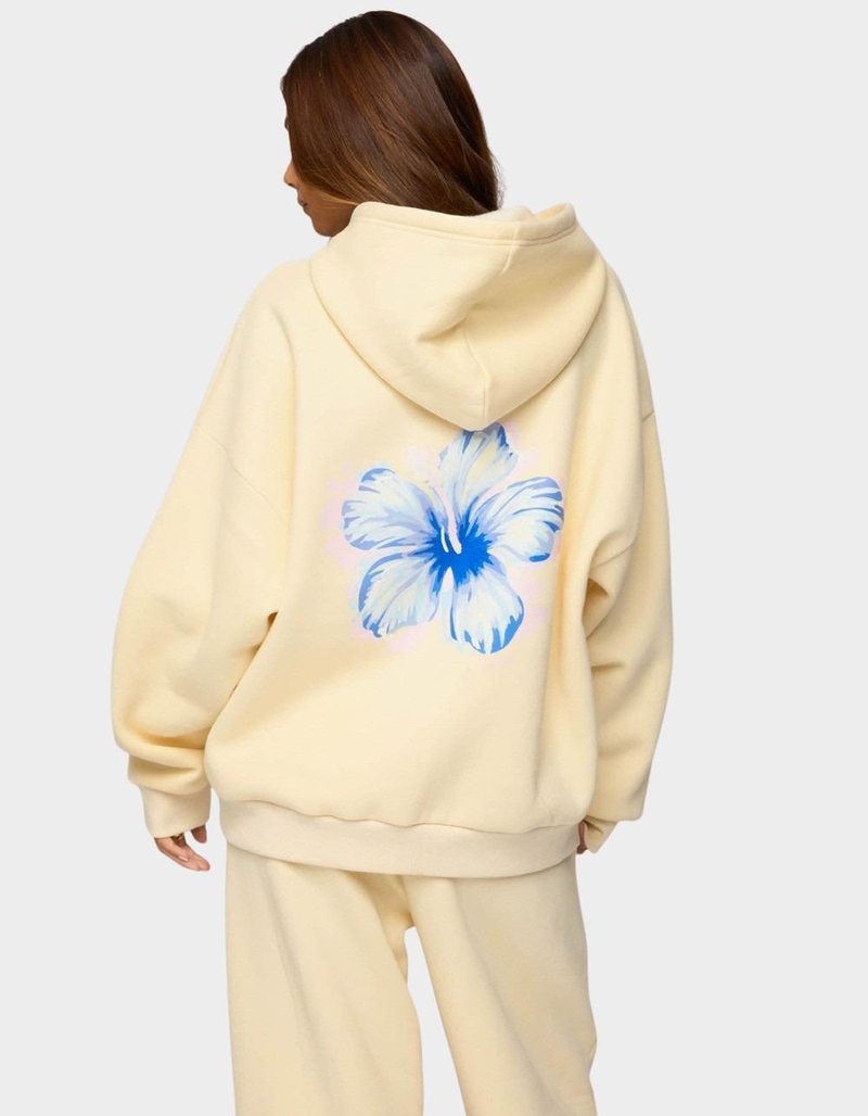 EDIKTED Tropical Bloom Hoodie image number 2