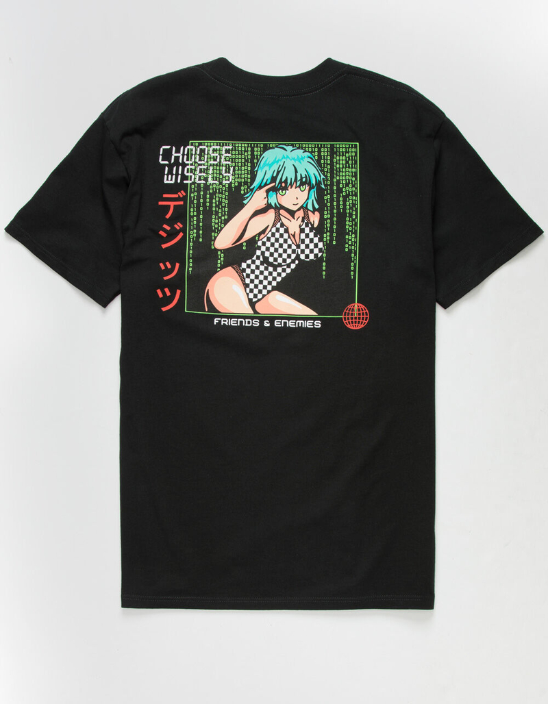 FRIENDS AND ENEMIES Choose Mens T-Shirt image number 0