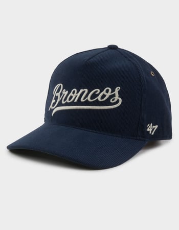 47 BRAND Denver Broncos Golden Age Cord '47 Hitch Strapback Hat Primary Image