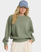 BILLABONG Vibes Kendal Womens Oversized Crewneck Sweatshirt image number 1
