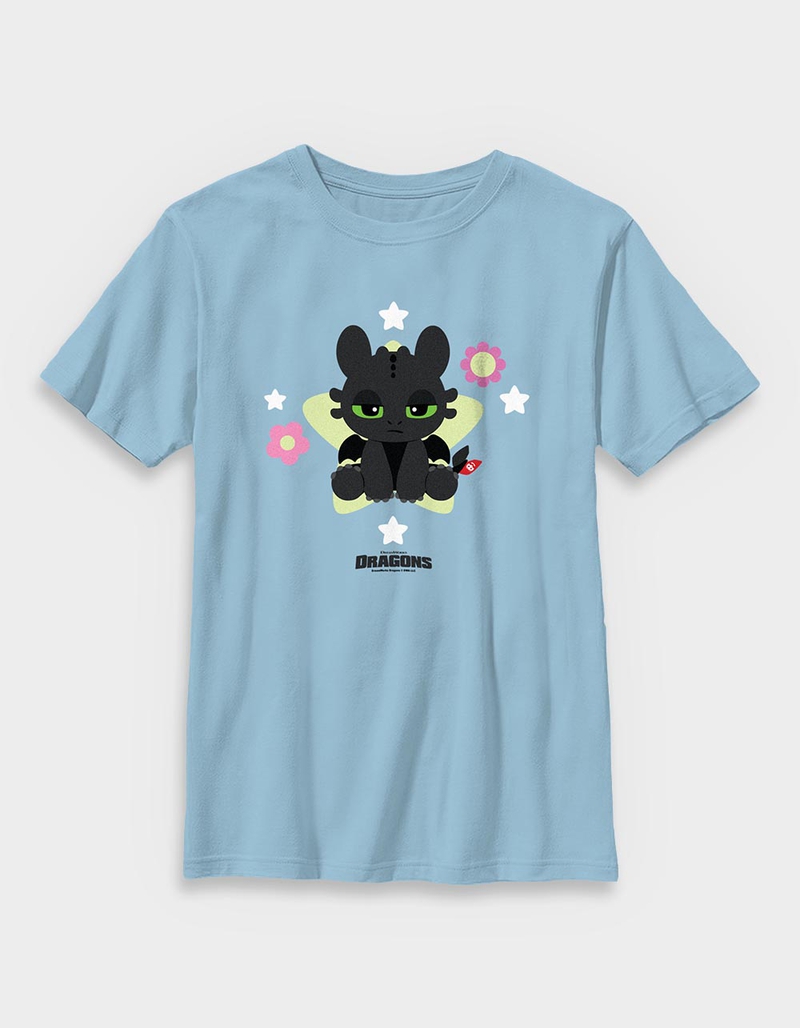 HOW TO TRAIN YOUR DRAGON Toothless Bored Unisex Kids Tee image number 0