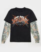 WELCOME SKATEBOARDS Coupled Mens Long Sleeve 2fer Tee image number 1