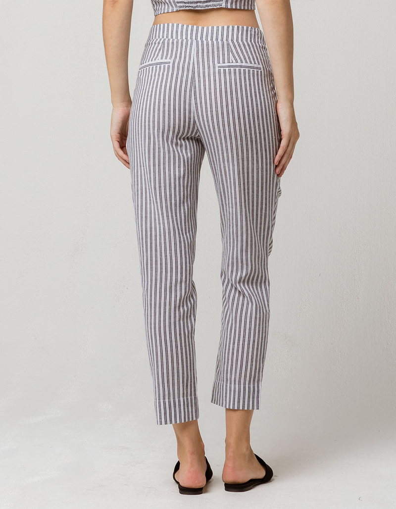IVY & MAIN Stripe Structured Womens Top And Pants Set image number 4