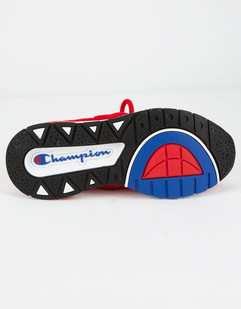 CHAMPION Rally Hype Mid Red Boys Shoes image number 4