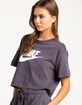 NIKE Sportswear Essential Womens Crop Tee image number 2