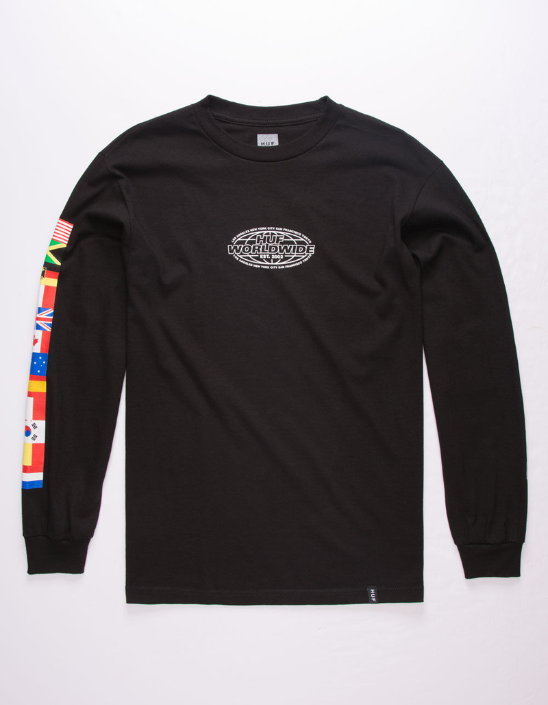 HUF World Tour Mens T-Shirt image number 0