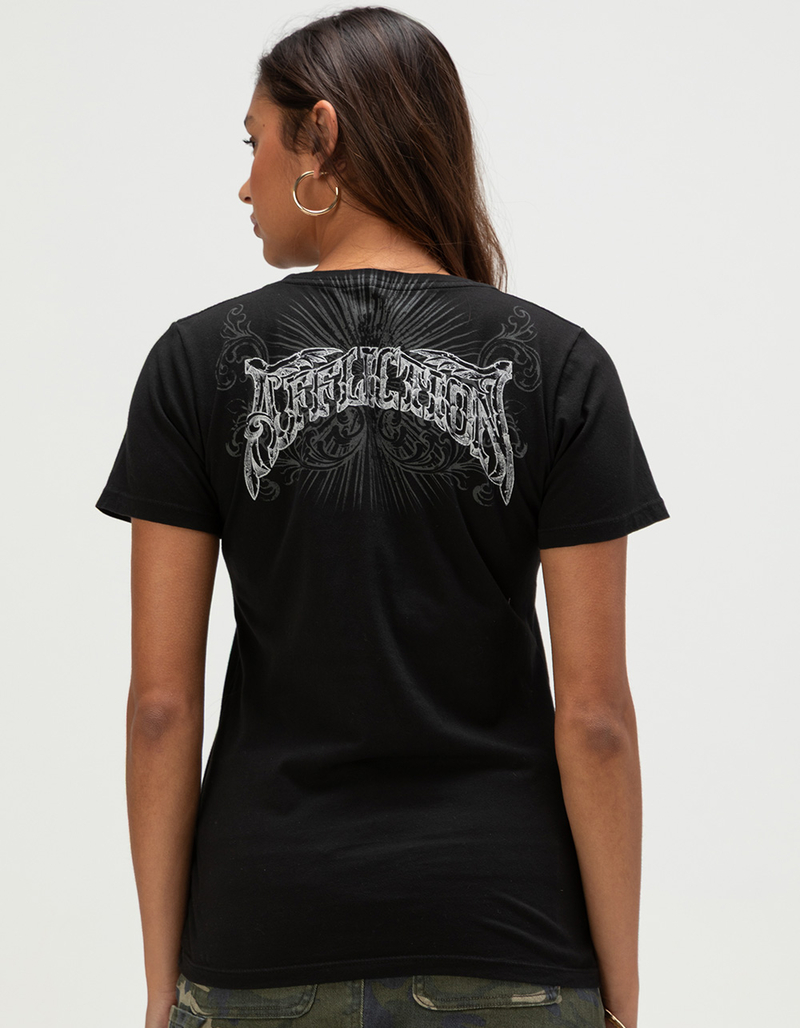 AFFLICTION Middleham Canyon Womens Lace Up Top image number 1