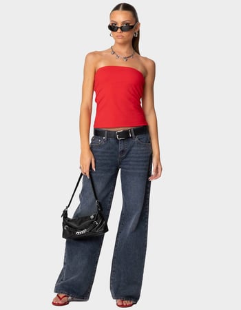 EDIKTED Built In Bra Tube Top Alternative Image