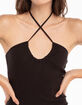 RSQ Womens Solid Halter Bodycon Dress image number 2