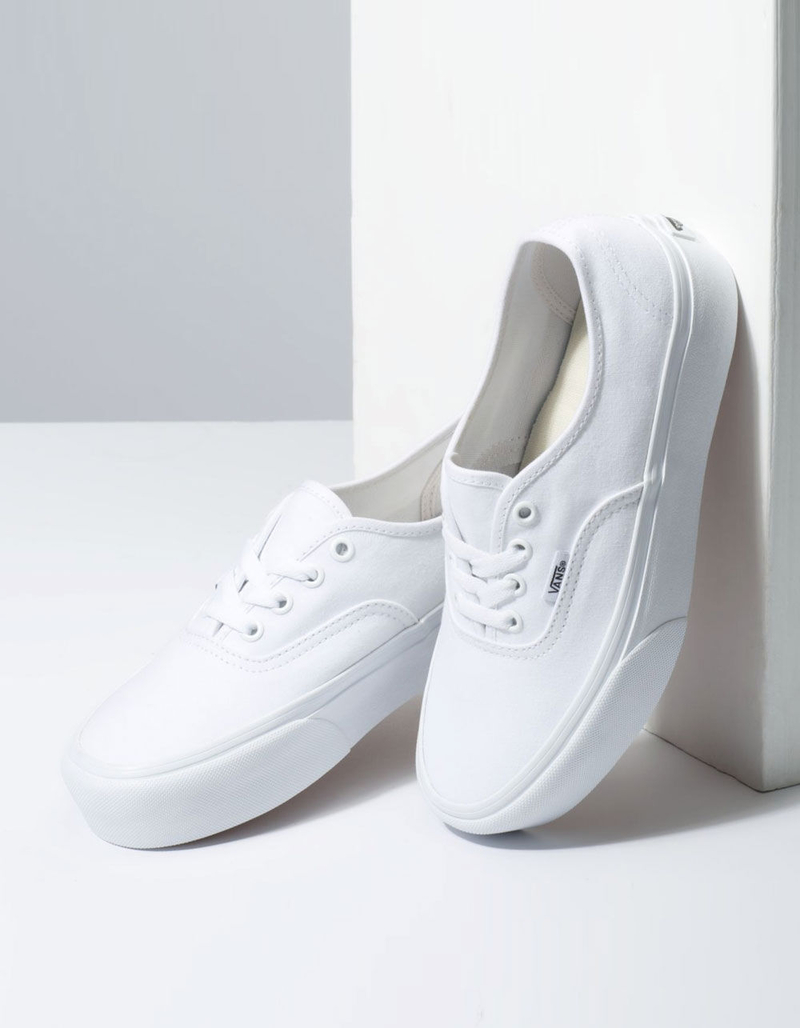 VANS Authentic Platform 2.0 True White Womens Shoes image number 3