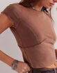FREE PEOPLE Protagonist Womens Crop Tee image number 2