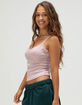 TILLYS Lace Trim Womens Cami image number 3