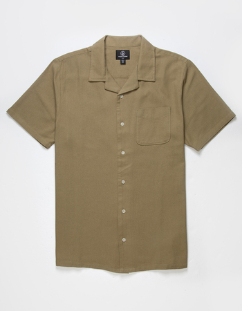 VOLCOM Stone Zone Mens Button Up Shirt Alternative Image