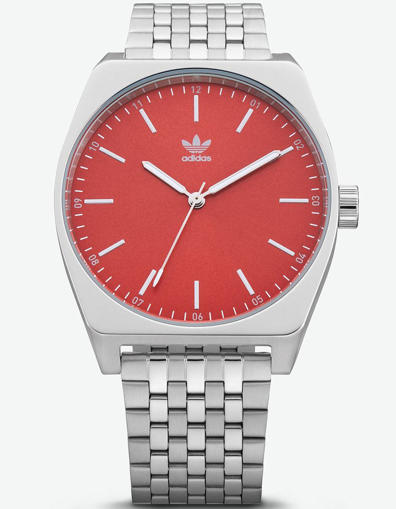 ADIDAS PROCESS_M1 Silver & Raw Amber Watch image number 0