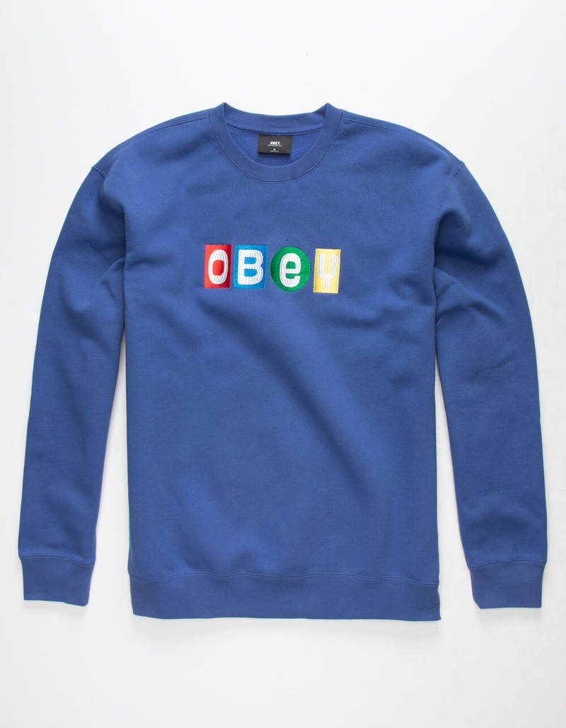 OBEY Big Shots Mens Crew Sweatshirt image number 0