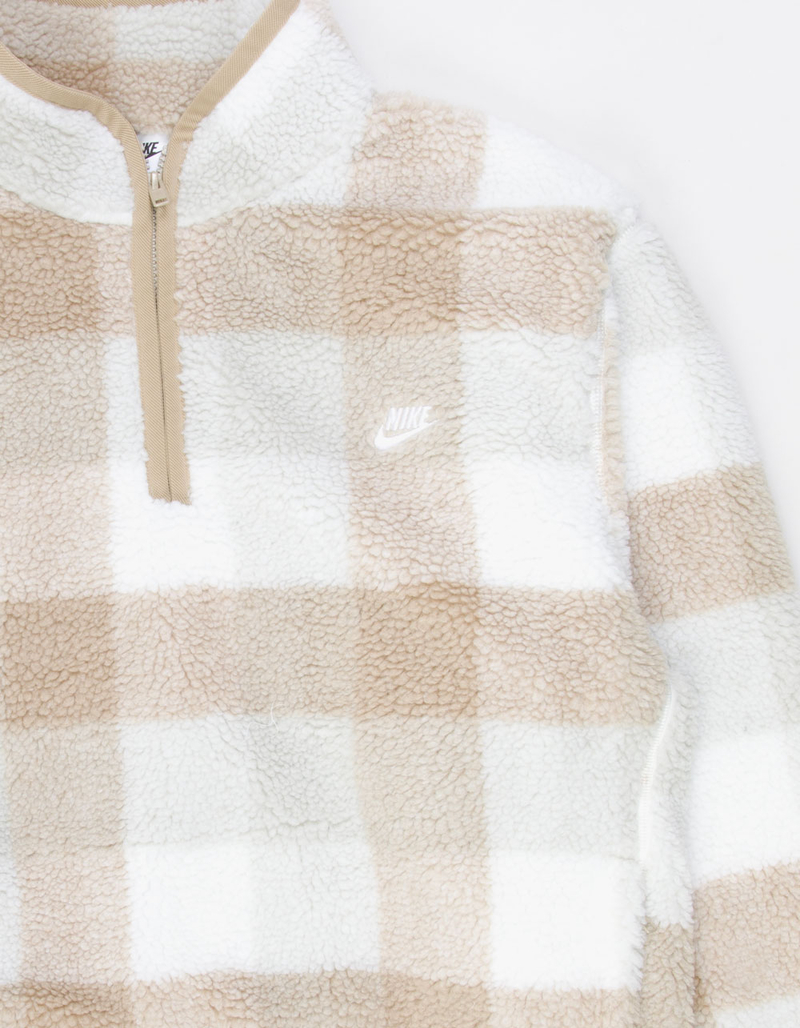 NIKE Club Winterized Mens HalfZip Pullover Jacket KHAKI Tillys