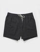 RSQ Mens Vintage Solid 5'' Swim Shorts image number 1