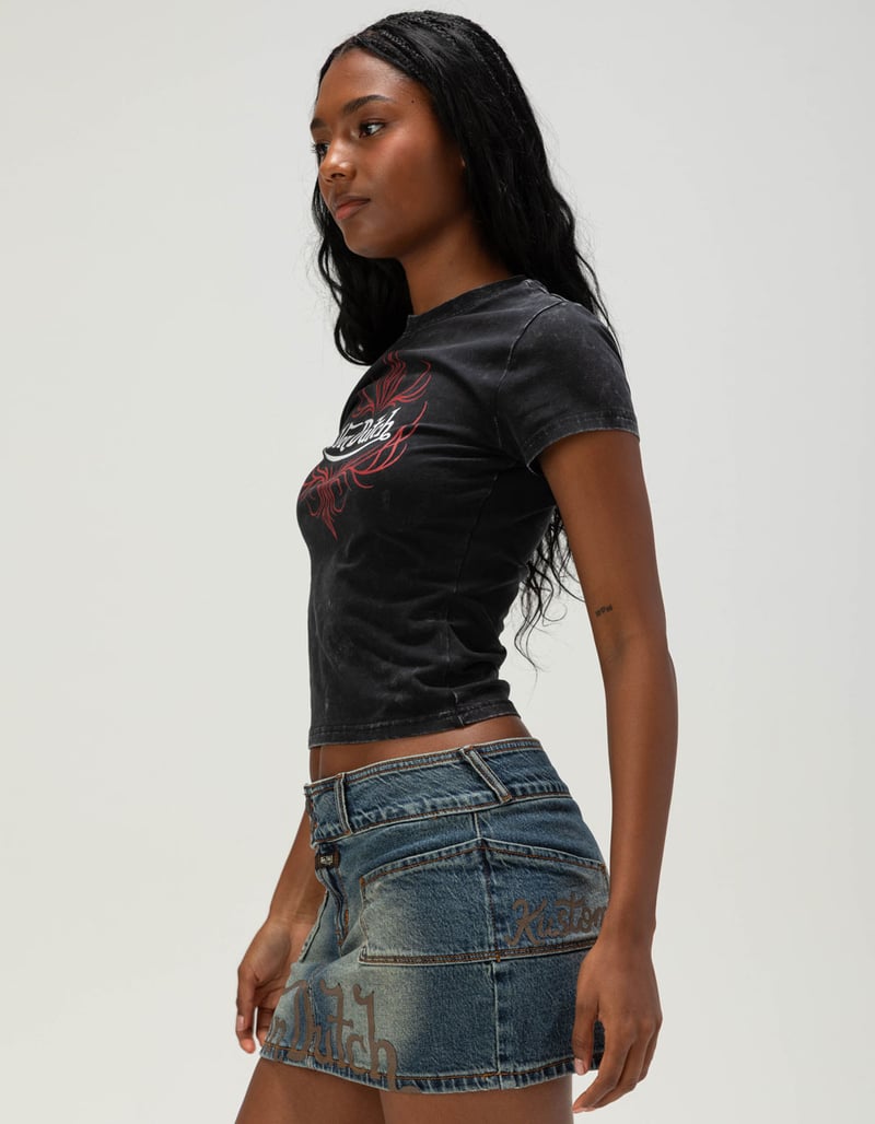 VON DUTCH Dis Womens Skimmer Tee image number 2