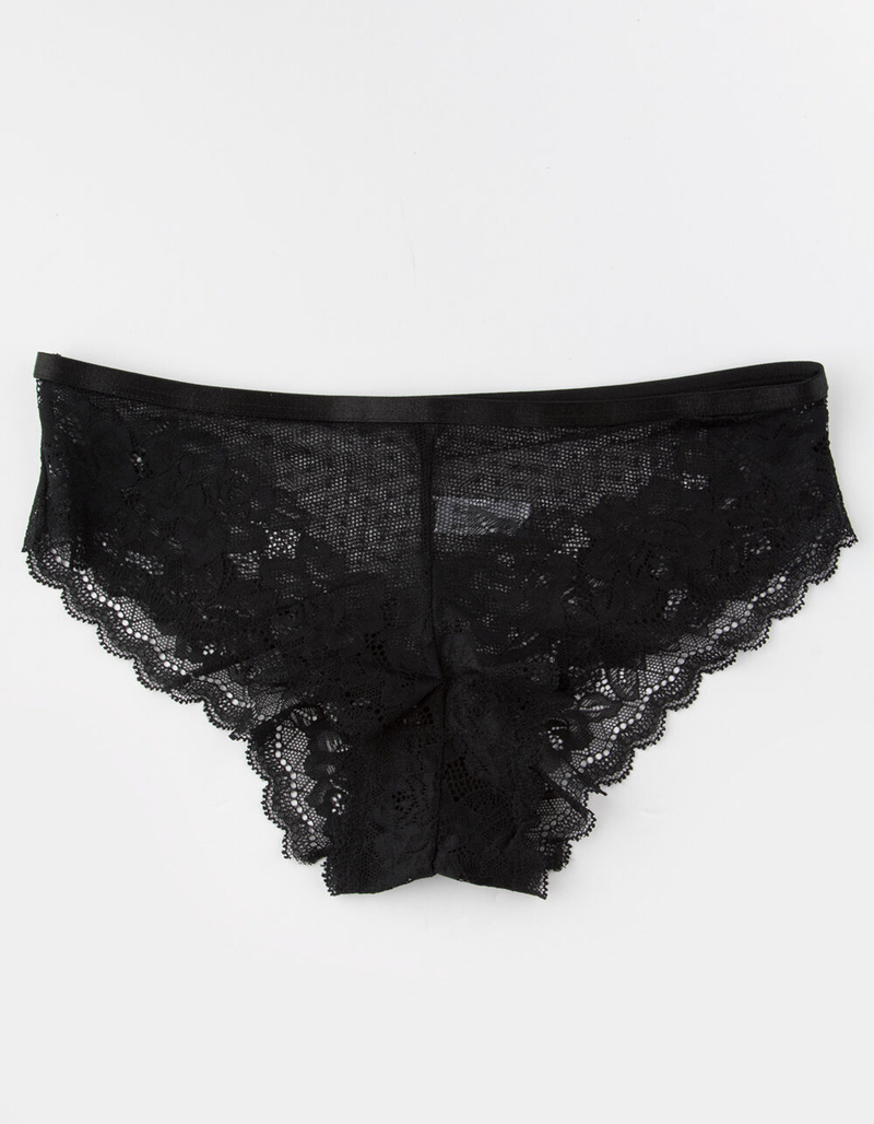 FULL TILT Lace Black Hipster Panties image number 0