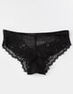 FULL TILT Lace Black Hipster Panties image number 1