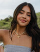 FULL TILT Lariat Faux Pearl/Heart Necklace image number 3