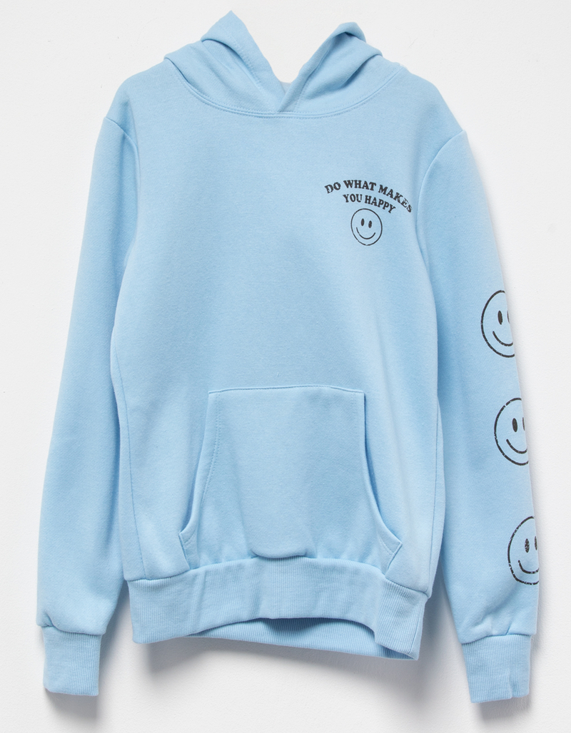 FULL TILT Smiley Girls Oversized Hoodie image number 0