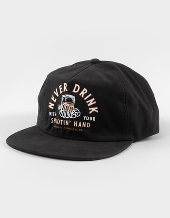 SENDERO PROVISIONS CO. Shootin' Hand Strapback Hat  Primary Image