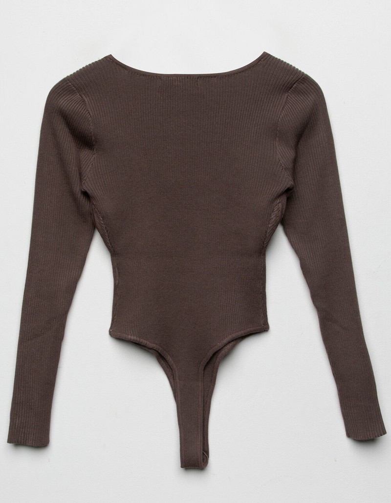 LOVE TREE Scoop Neck Bodysuit image number 5