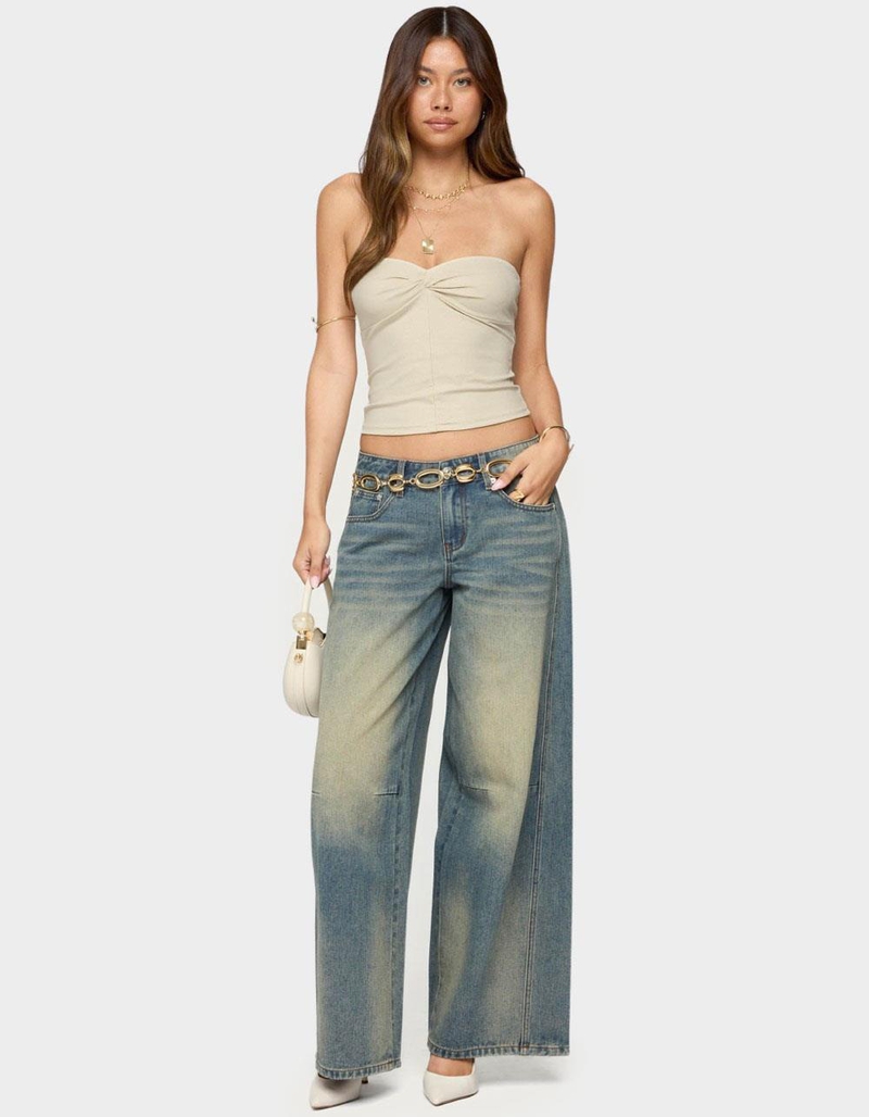 EDIKTED Lian Twist Front Tube Top image number 3