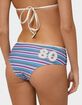 EDIKTED Carlota Striped Boyshort Bikini Bottoms image number 3