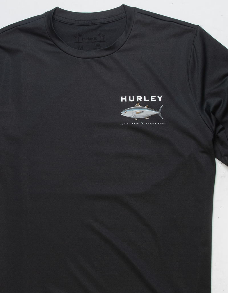 HURLEY Fish In The Sea Mens Hybrid UPF Tee image number 1
