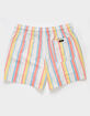 RSQ Mens Multi Stripe 5'' Swim Shorts image number 3