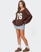 EDIKTED 76 Oversized V-Neck Sweater image number 4